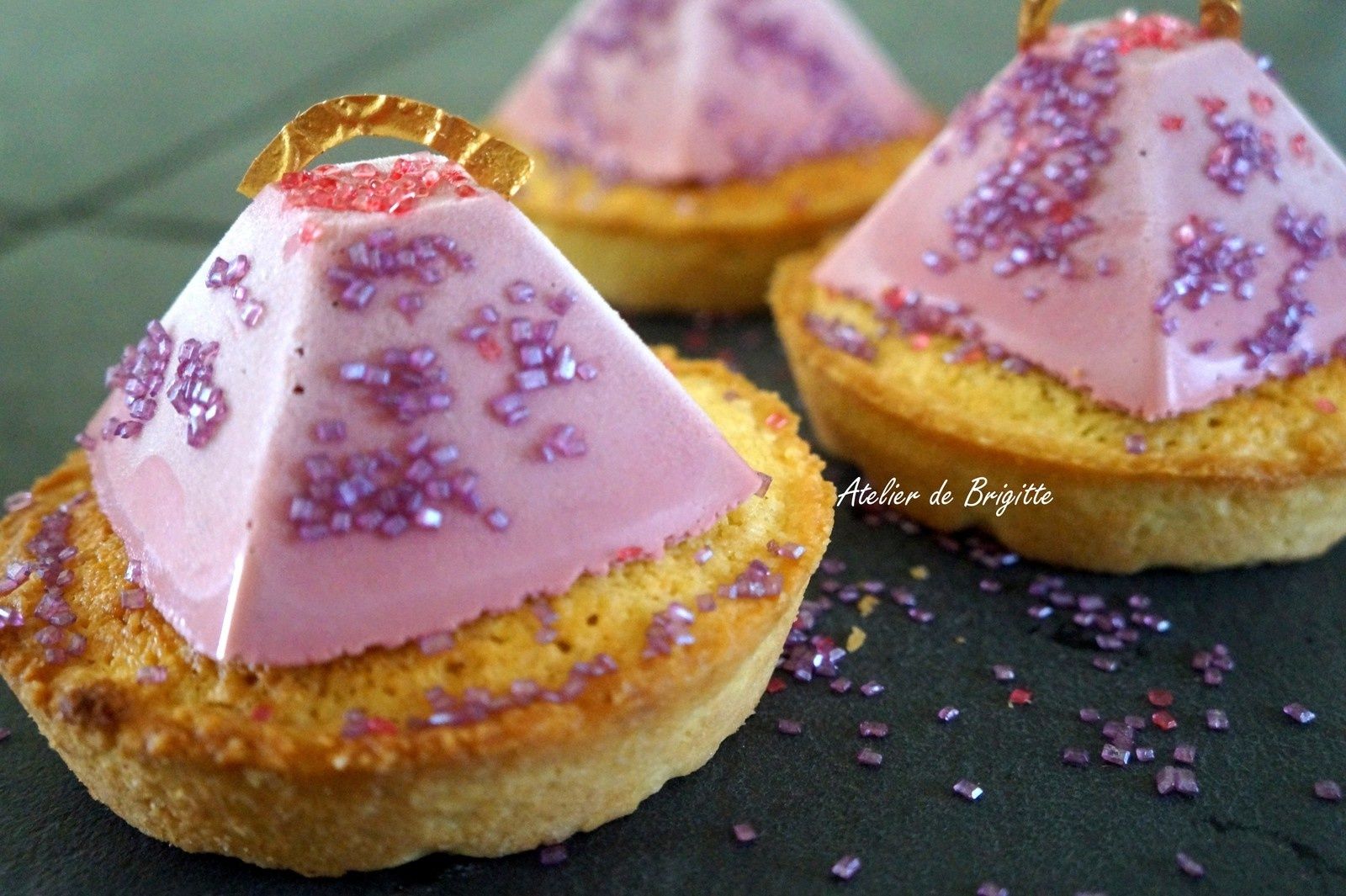 Tartelettes Pyramidales à la framboise