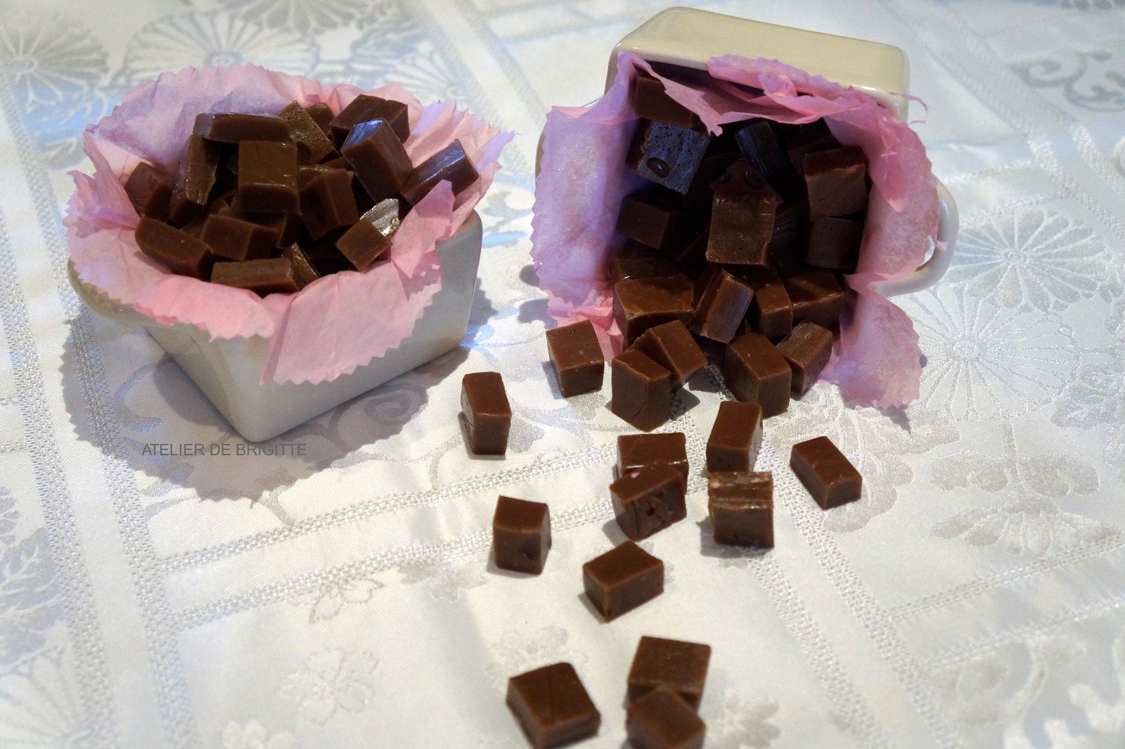 Caramels mous au chocolat au lait et à la fleur de sel Atelier de