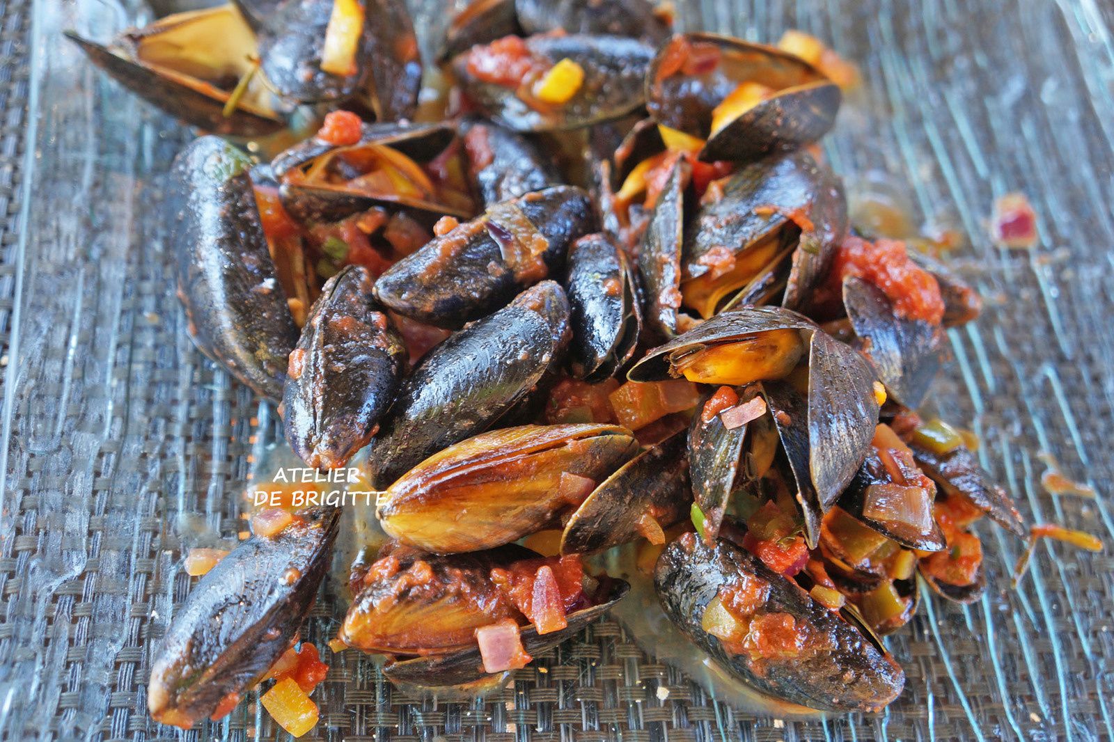 Moules à La Catalane à La Plancha