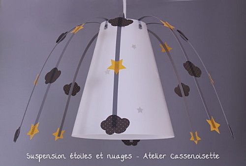 nuage - Casse noisette fabrique ses lampes enfant en France