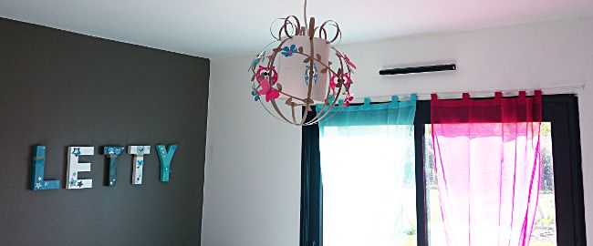 Hibou lampe casse noisette luminaire chambre enfant Chambre turquoise et taupe
