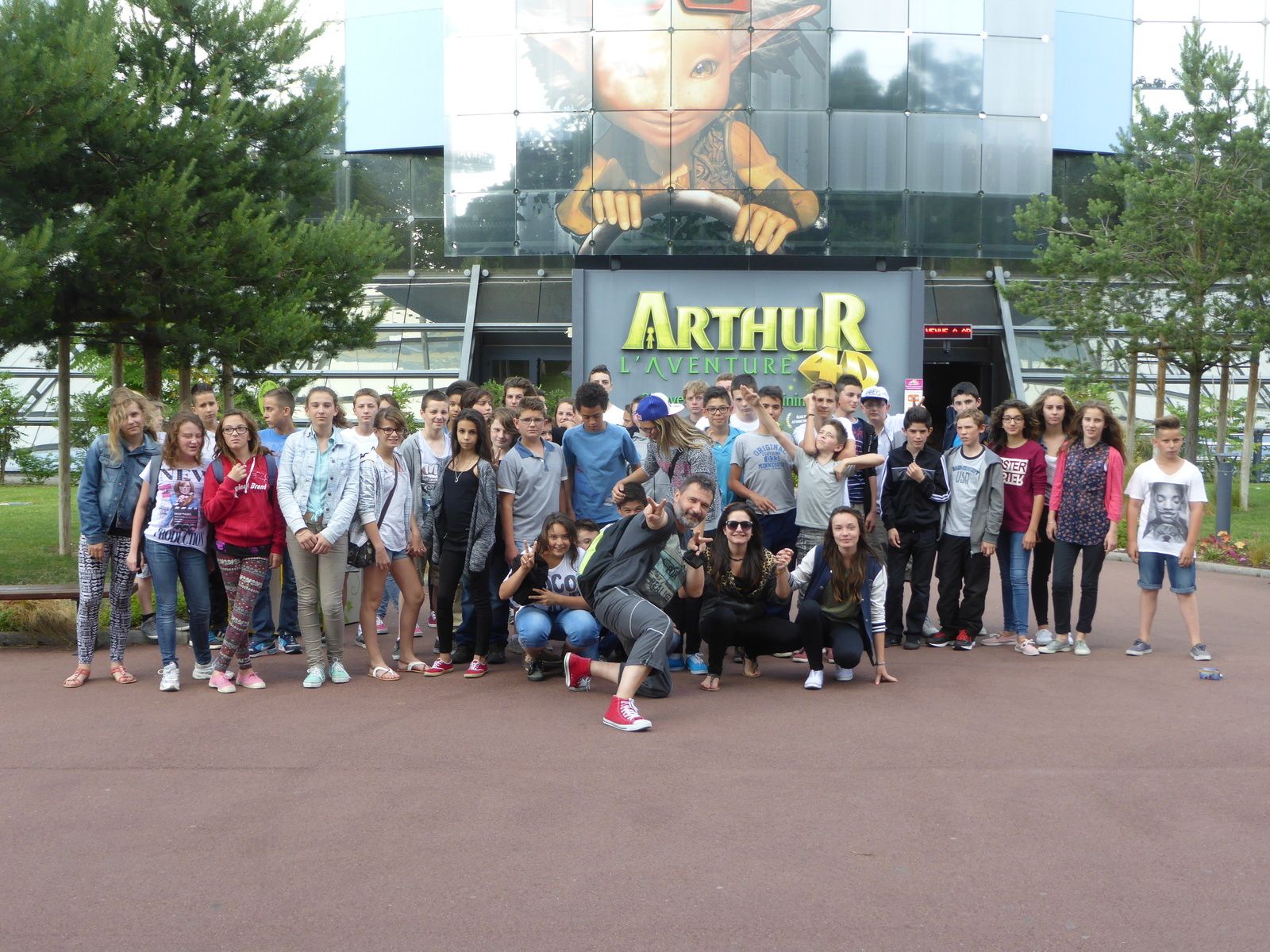 Et cette journée de folie continue avec Arthur l'aventure 4D...
