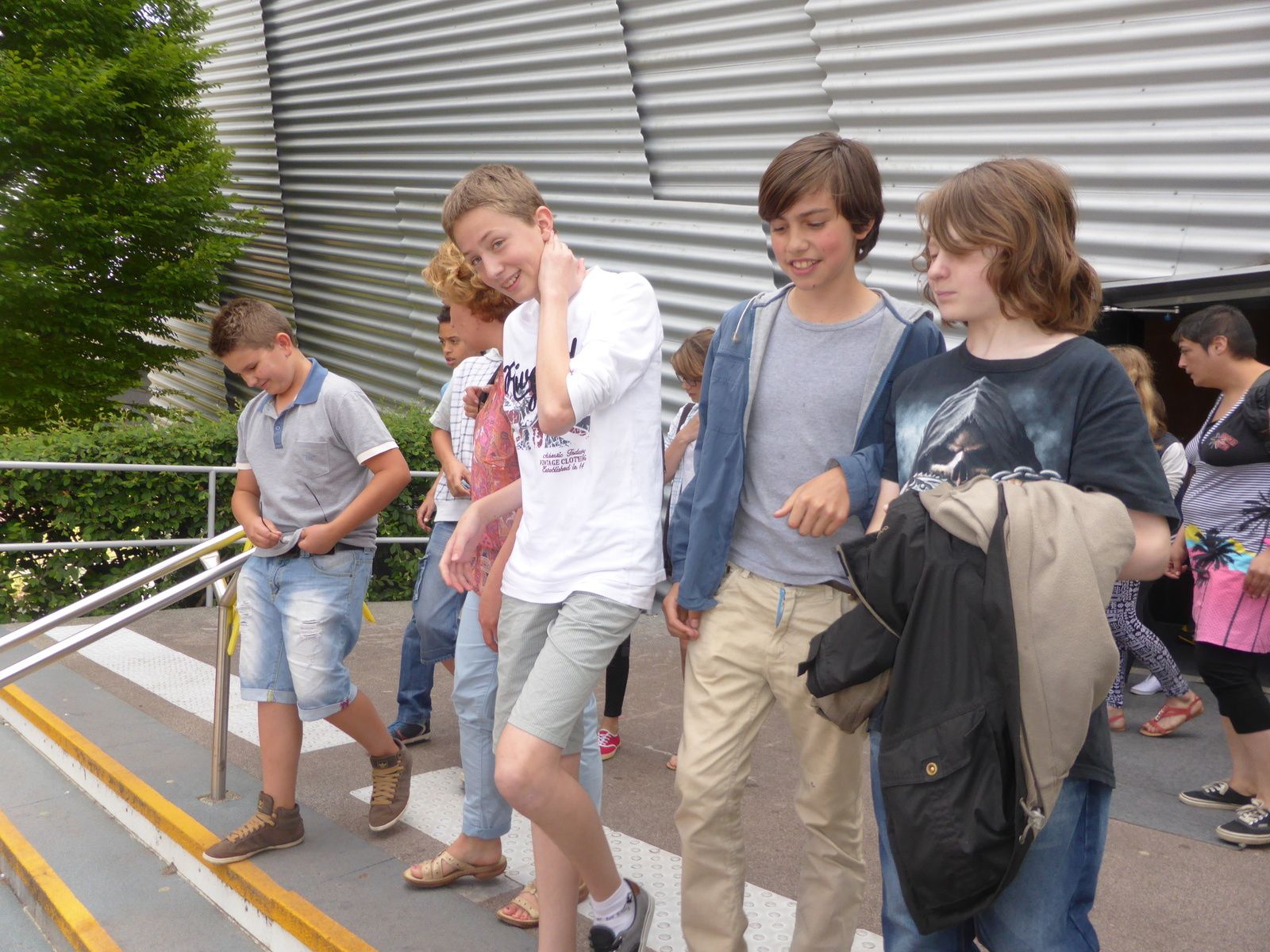 A la sortie de l'attraction, il y a des sourires qui ne trompent pas.