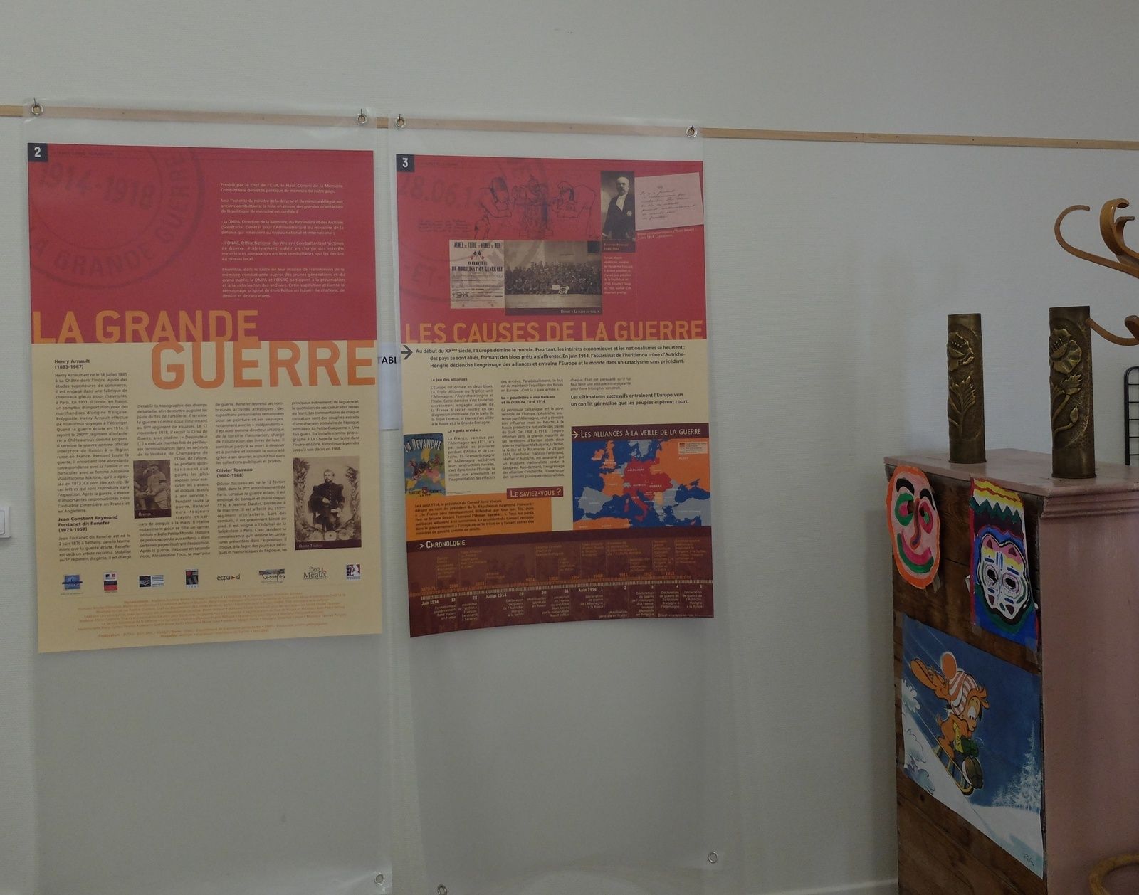 LA GRANDE GUERRE S’EXPOSE AU COLLEGE 