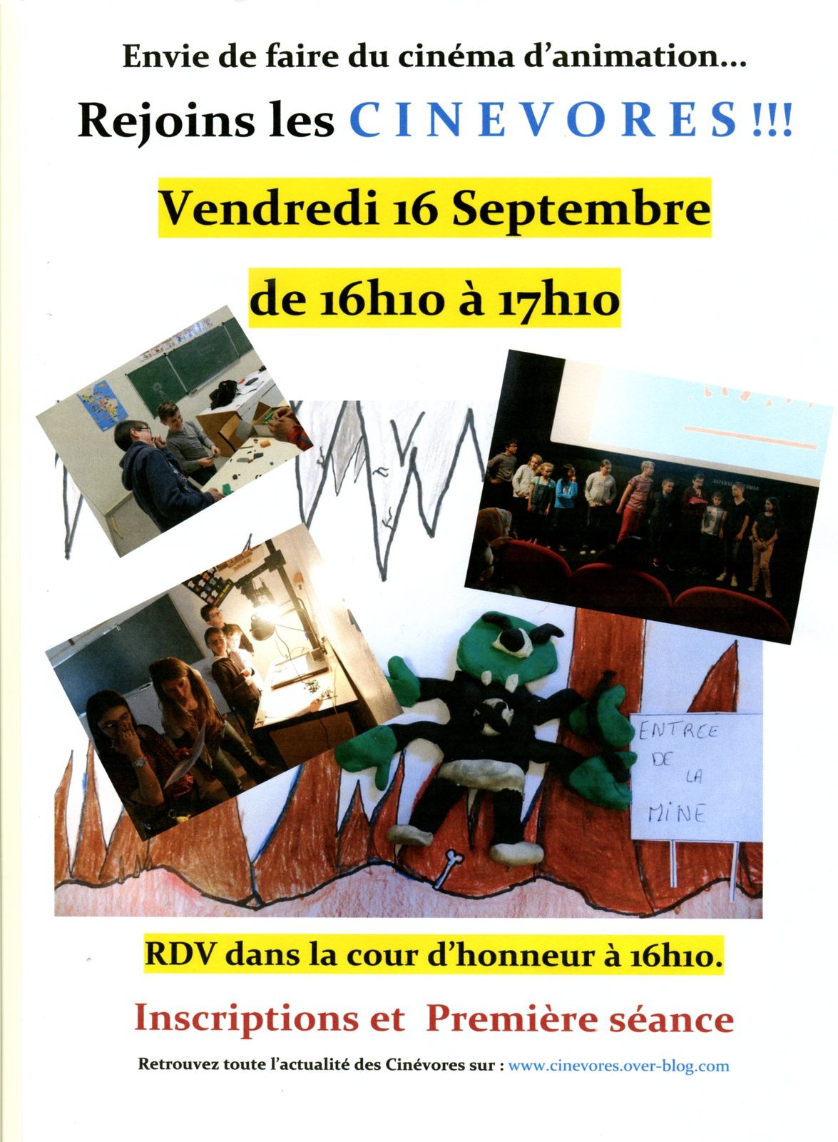 Inscriptions et première séance pour les Cinévores