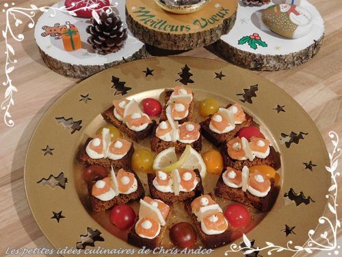 Canapés de pain d'épices au saumon fumé et citron - Les petites idées  culinaires de Chris Andco