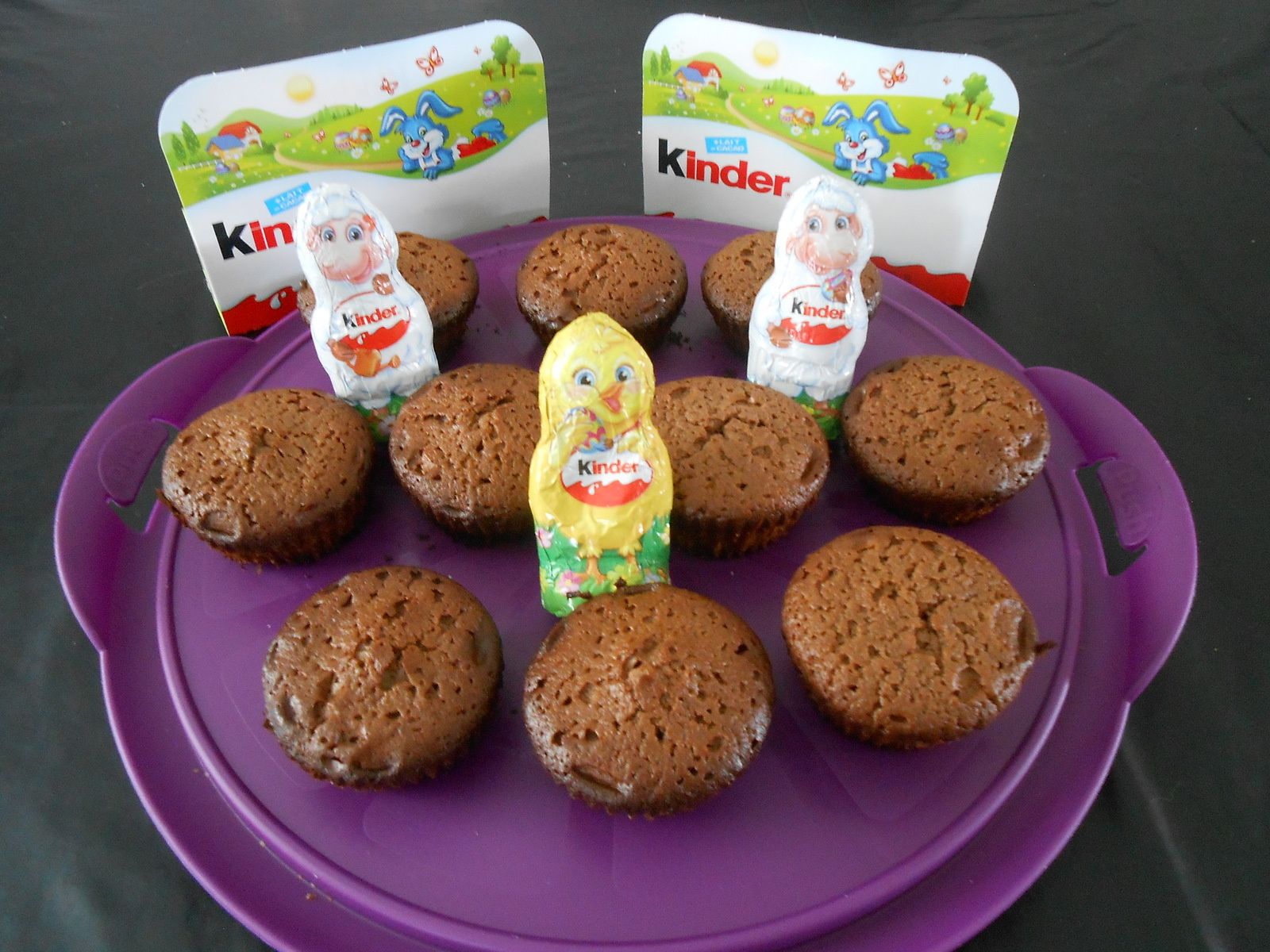 muffin au chocolat kinder recettes facile et rapide