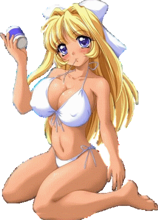 Manga - Femme - Sexy - Bikini - Renders - Tubes - Le Monde des Gifs