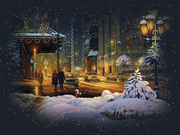 gifs neige - Le Monde des Gifs