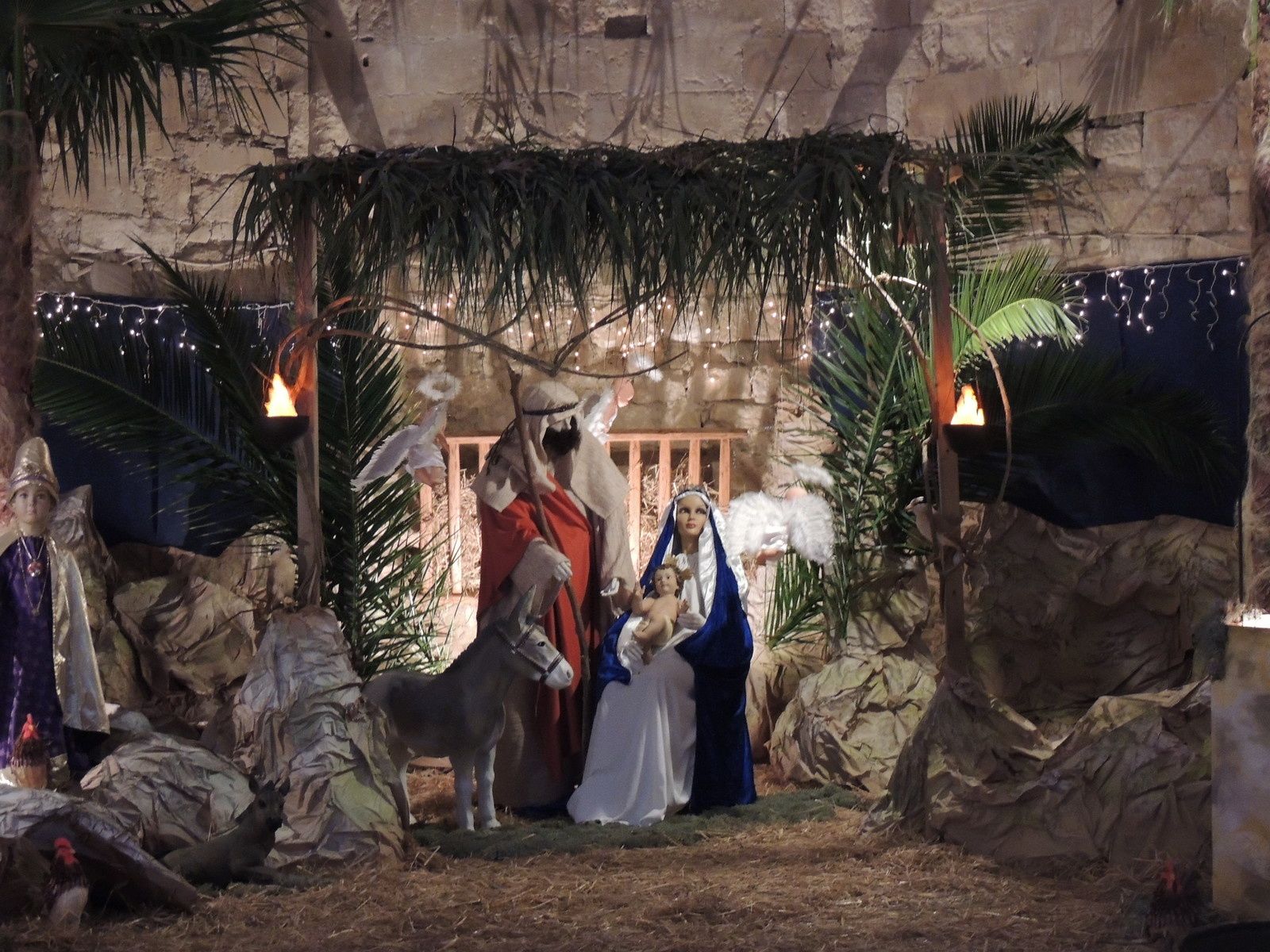 la plus grande crèche grandeur nature de France - Les Fééries de Noël d
