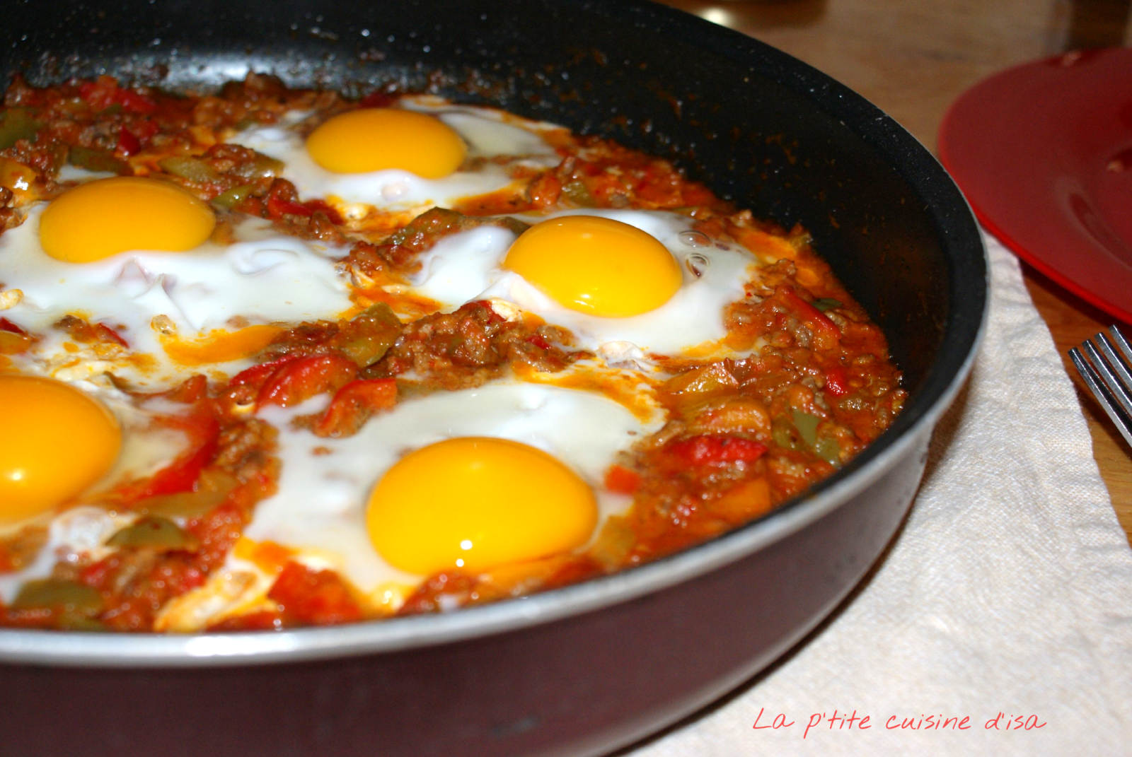 Chakchouka tunisienne - La p'tite cuisine d'Isa