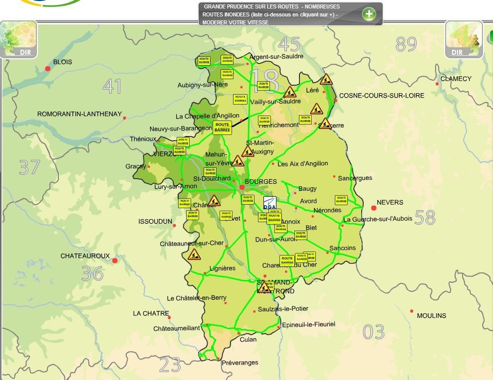 Pour tout savoir des inondations et des crues à Vierzon