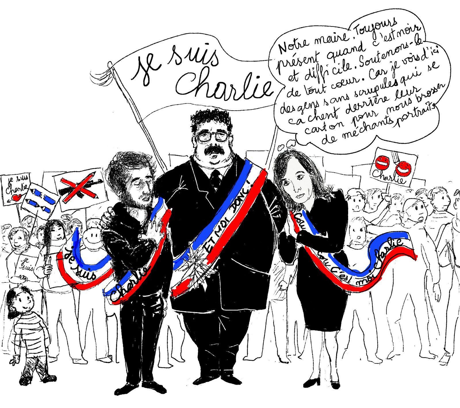 Caricatures à Saint-Pierre-de-Chartreuse : le Conseil Municipal est-il Charlie ?
