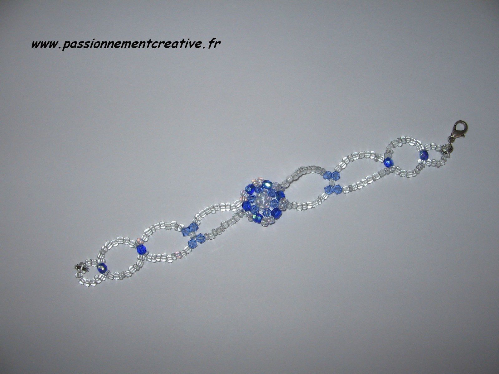 Bracelet Fleur Bleue