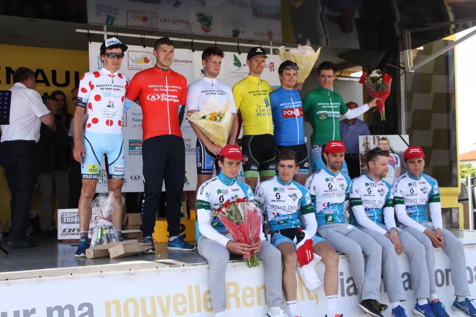 Le poduim final de ces Boucles du Printemps