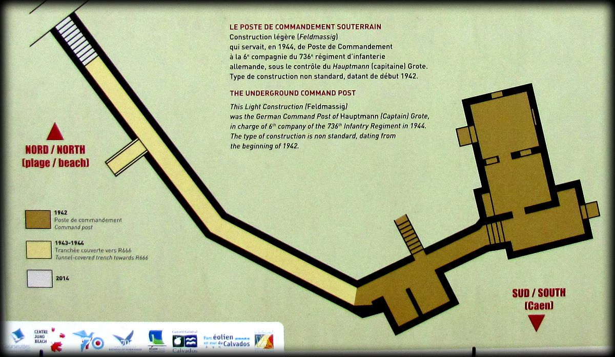 Le mur de l'Atlantique à CourseullessurMer