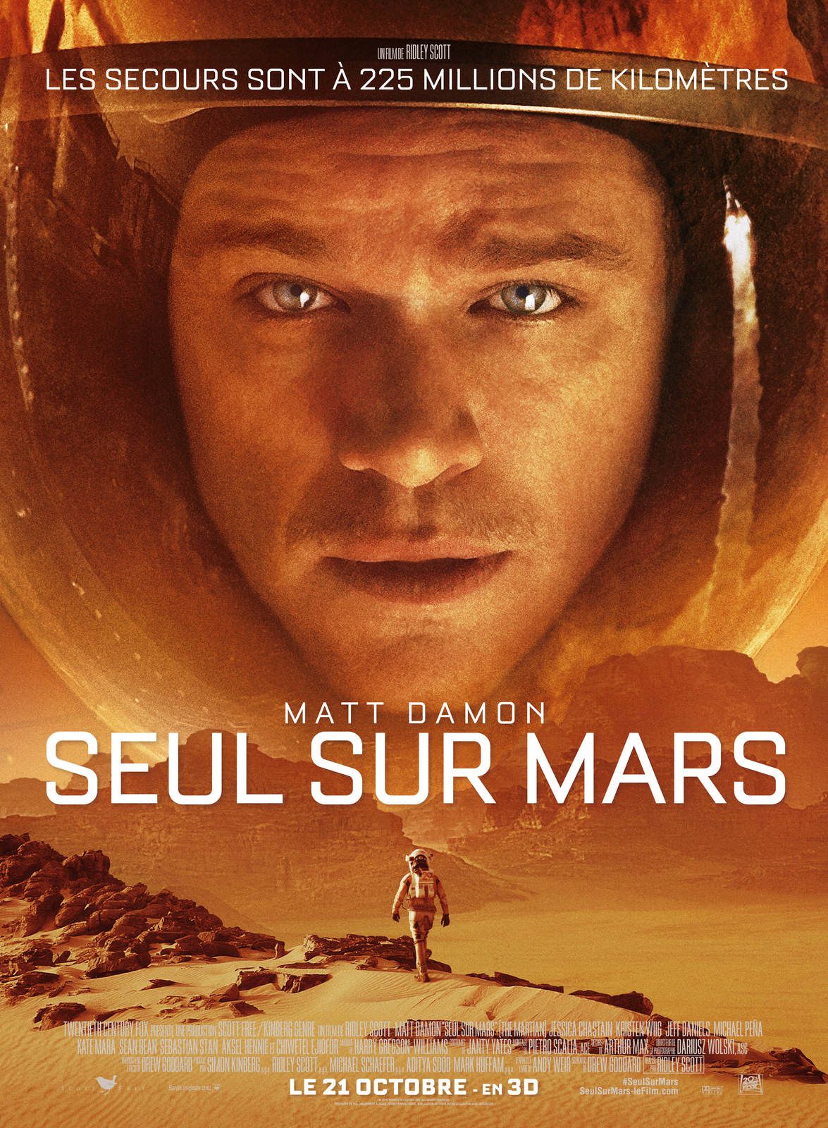 Seul sur Mars : Ridley Scott embarque Matt Damon sur la planète rouge