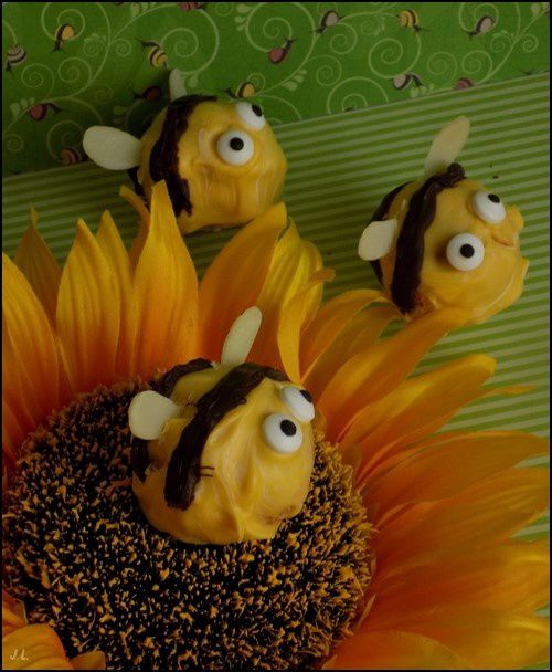Cake pop abeille