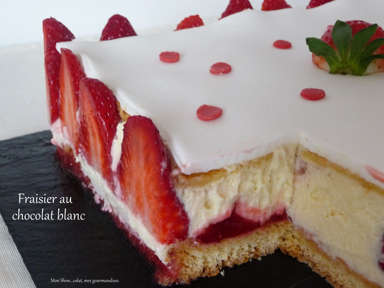 Tartelettes aux fraises et crème patissière au chocolat blanc - Mon  Showcolat, mes gourmandises