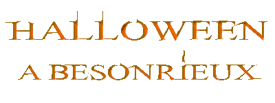 Marché artisanale à Besonrieux le village d'Halloween