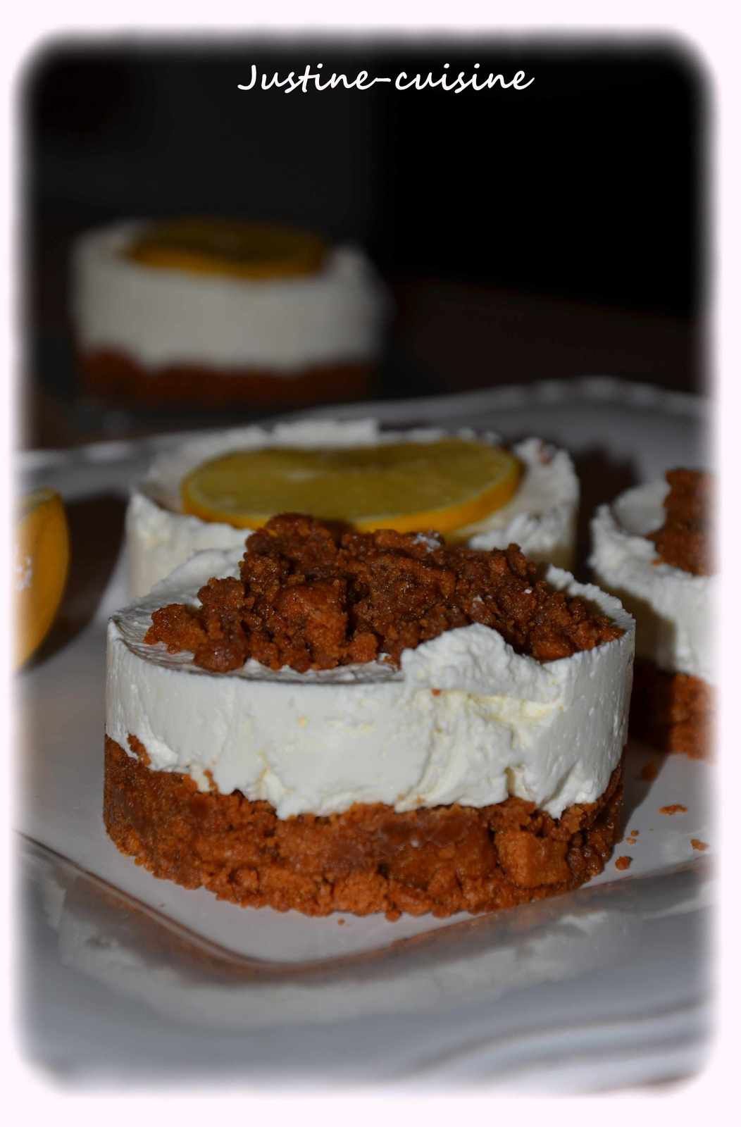Cheese cake au citron et au mascarpone {sans cuisson} Passe-plats entre amis #6