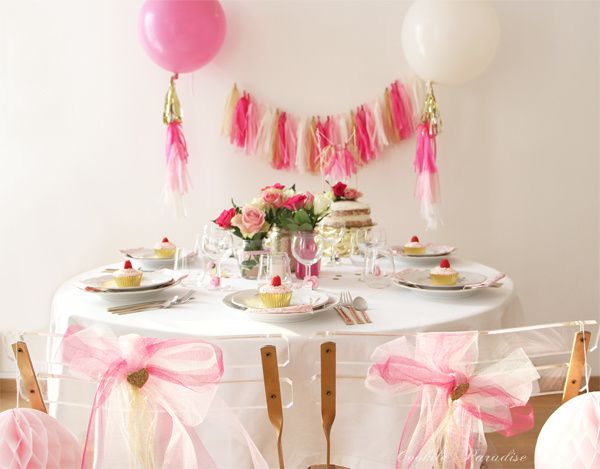 Décoration et table de Mariage en rose et or pour une ambiance douce et romantique