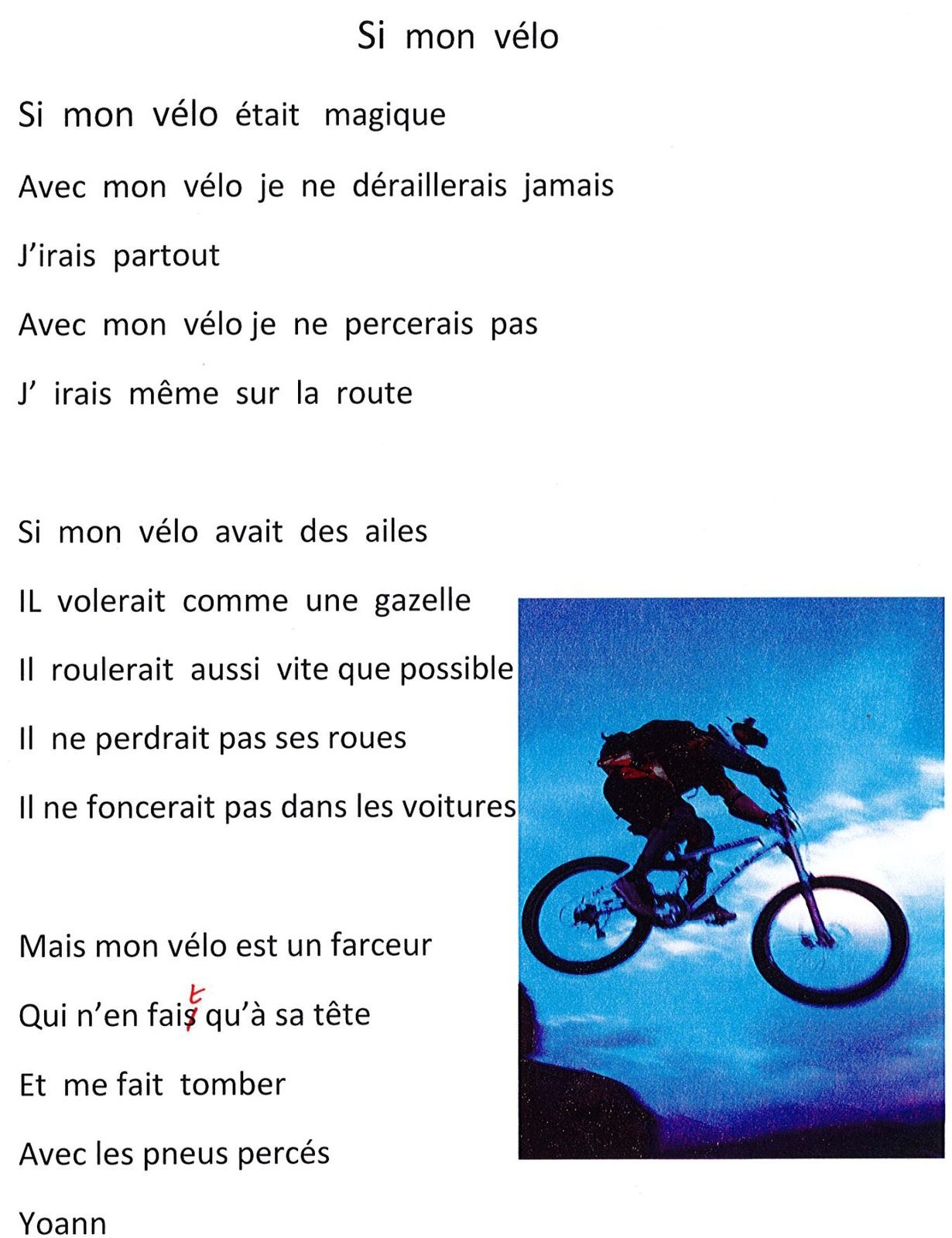 Poésie au cycle 3… Et si … - Ecole Ste Jeanne d'Arc