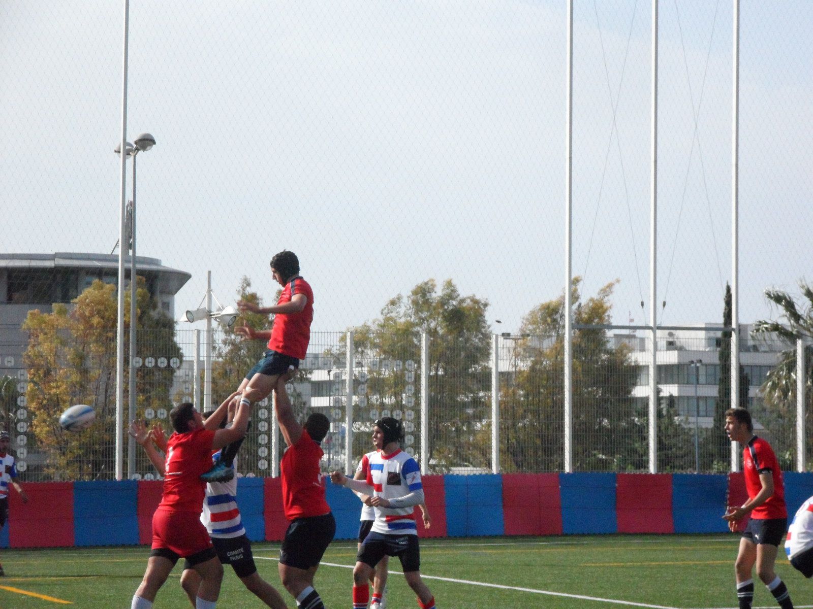 Les cadets rugby, 6 ème, en photos