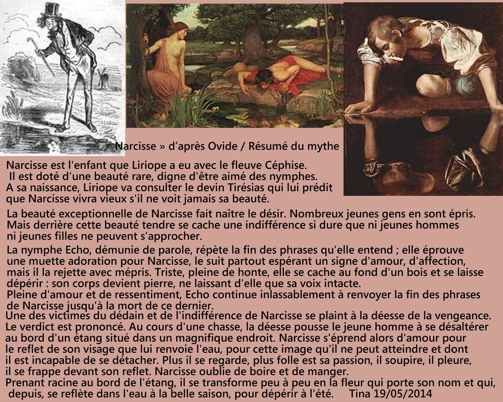 Resume Du Mythe De Narcisse