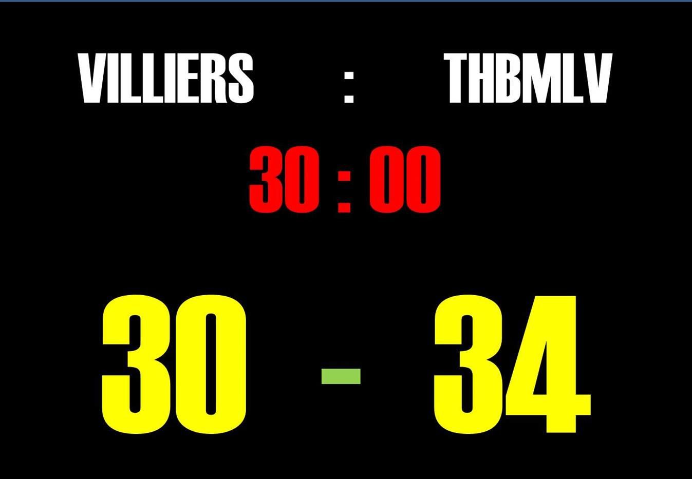VILLIERS vs THBMLV 2 (Match d'entraînement) 21.05.2015 