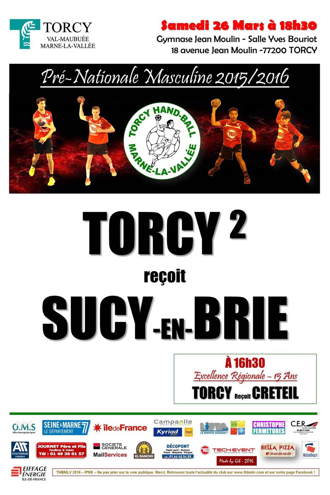 THBMLV 2 vs SUCY-EN-BRIE (Pré-Nationale) 26.03.2016