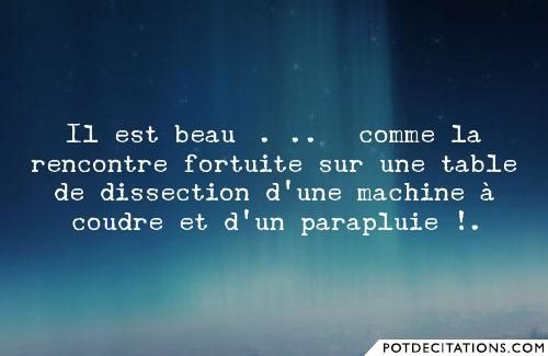 signification rencontre fortuite