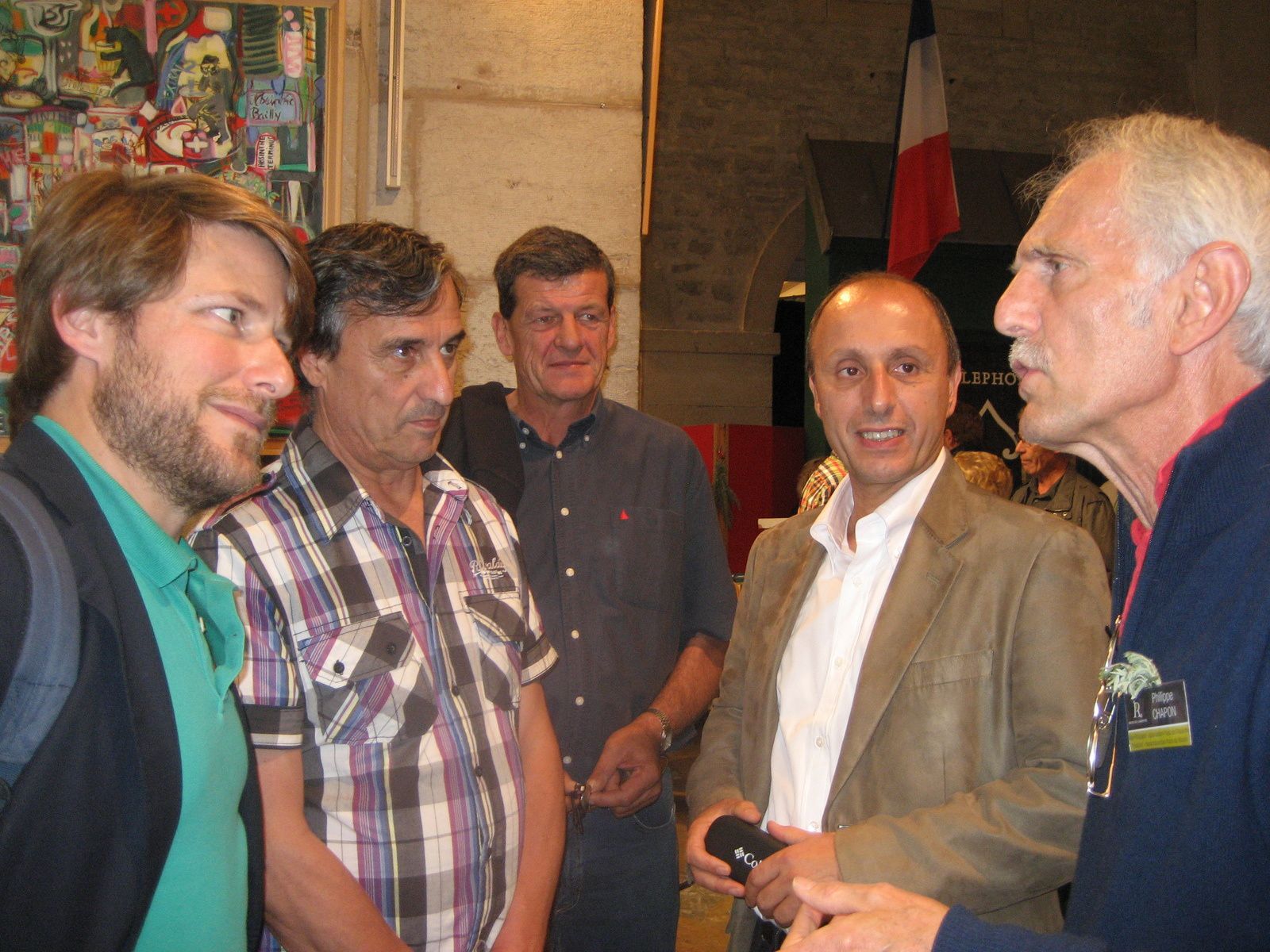 Philippe Chapon, président des Amis du musée en conversation avec Mathieu Sabbagh, directeur international Pernod.