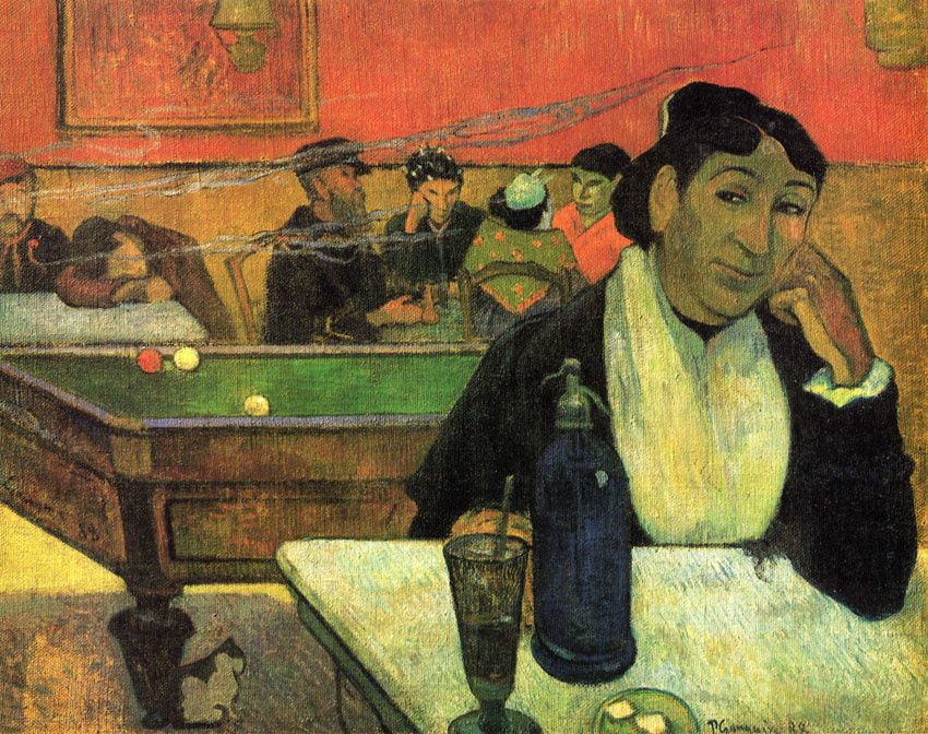 Paul Gauguin. Au Café, 1888. Musée Pouchkine, Moscou.