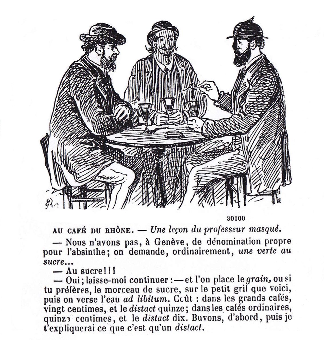 Dessin de Randon paru dans le Journal Amusant du 15 mars 1872. Collection Delahaye.