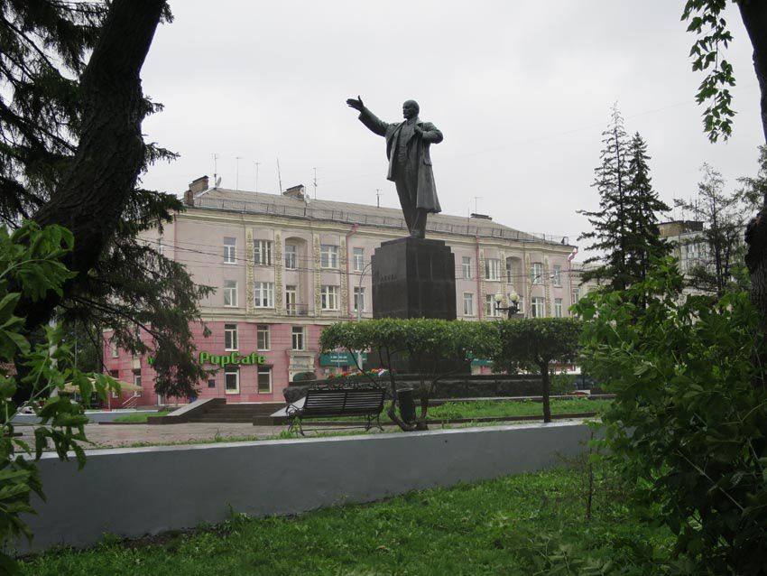Statue de Lénine. Ph. Delahaye. 