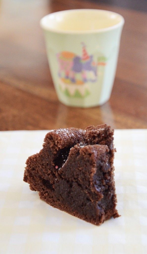 Fondant au chocolat et à l'amande