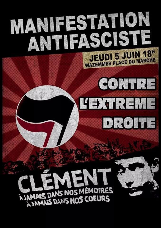Manifestation antifasciste à Wazemmes