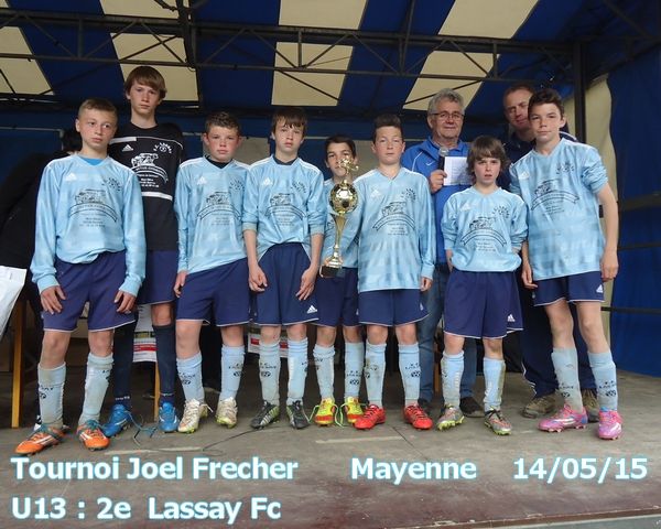 Les U13 terminent 2e au tournoi de Mayenne