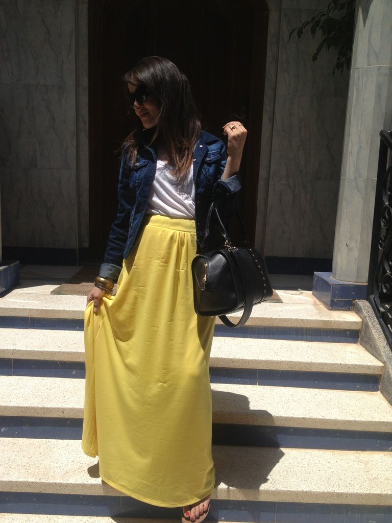 Jupe jaune citron 2025