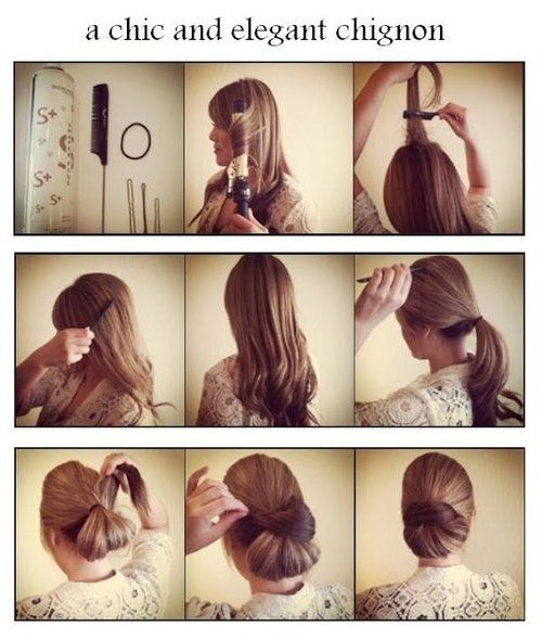 chignon classe , TheBeauty