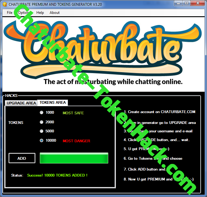 Chaturbate Token Hack - free chaturbate tokens