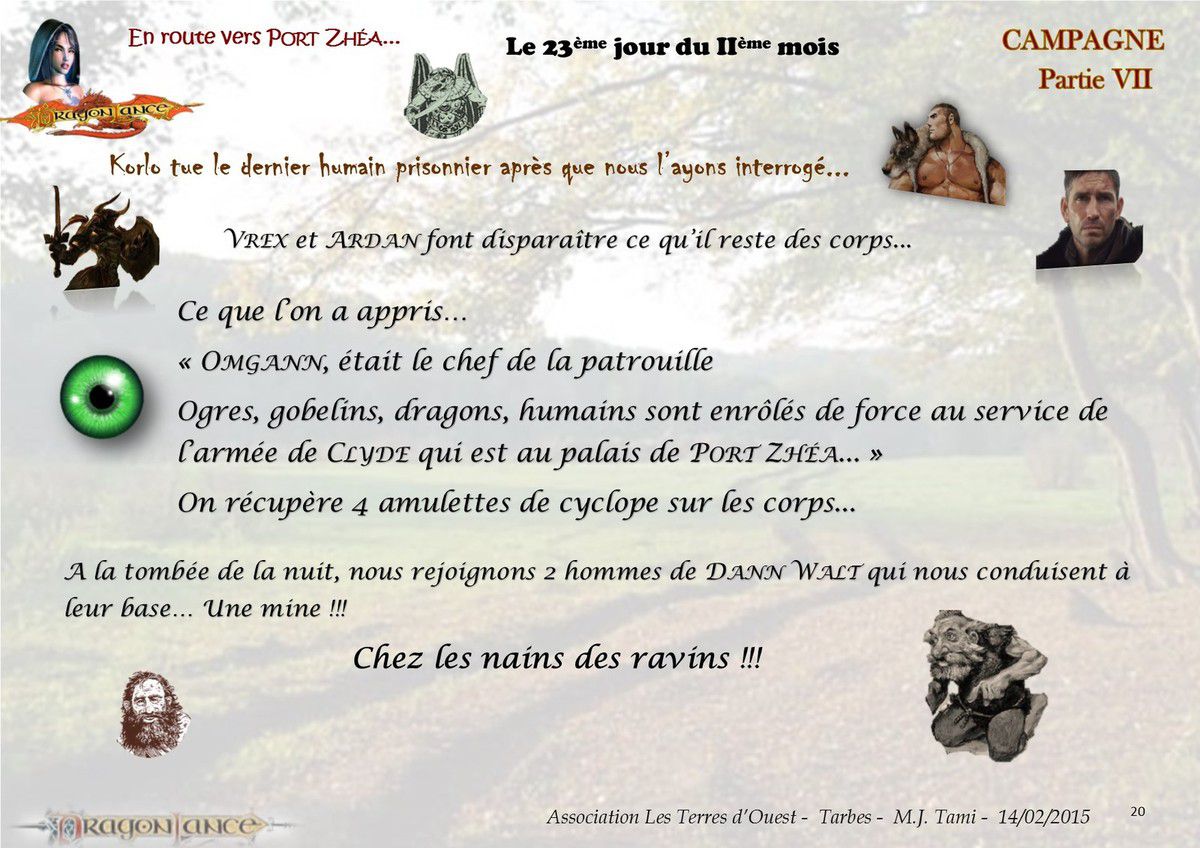 Campagne Dragon Lance, Les crapaciers...