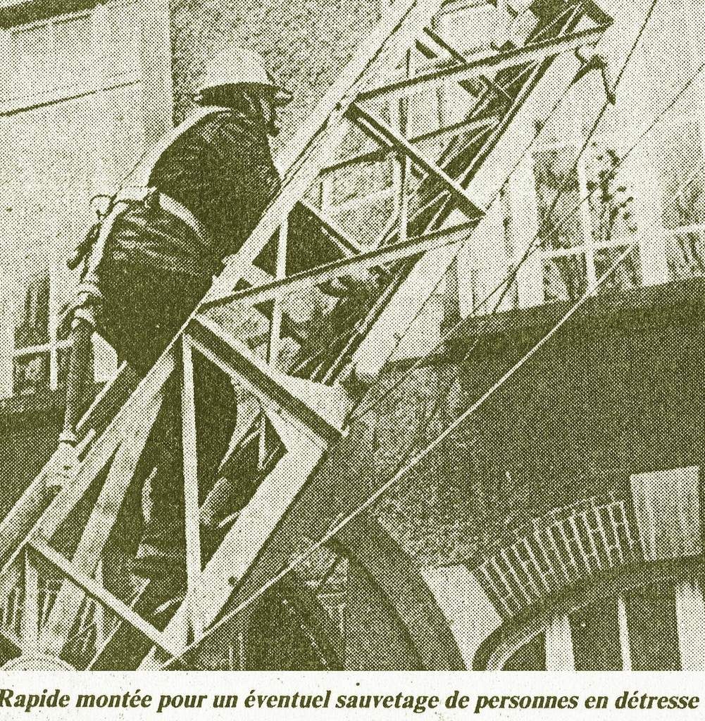 Intervention des Sapeurs-Pompiers d'Algrange à Hayange (1985)