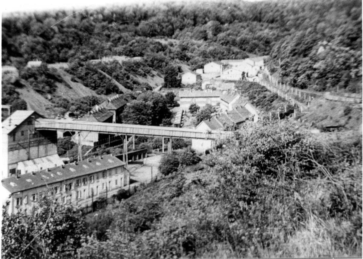 Le silo (ou concasseur) de la mine Burbach à Algrange