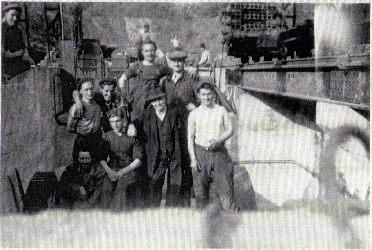 Le silo (ou concasseur) de la mine Burbach à Algrange