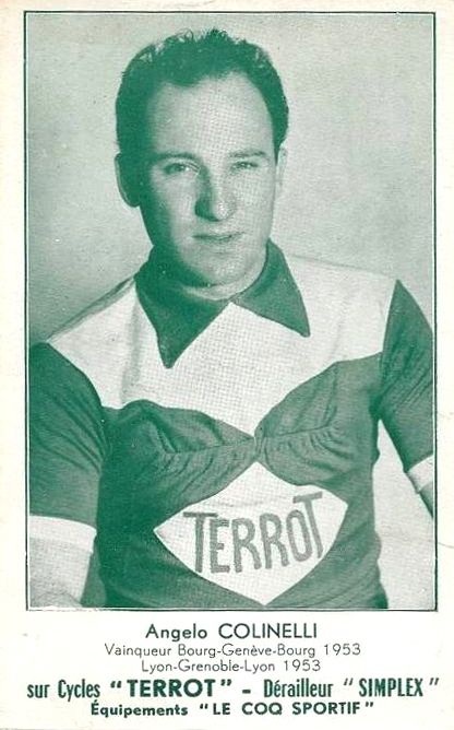 Angelo COLINELLI originaire d'Algrange 1925-2011 - Cycliste
