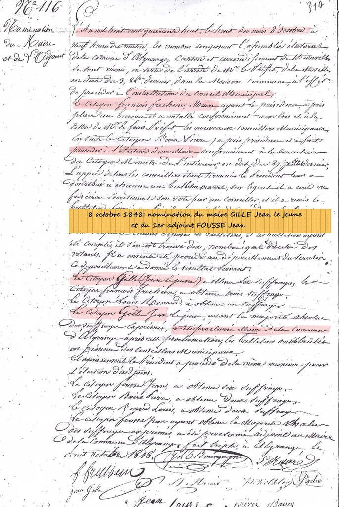 Le Conseil municipal d'Algrange de 1789 à l'annexion (1871)