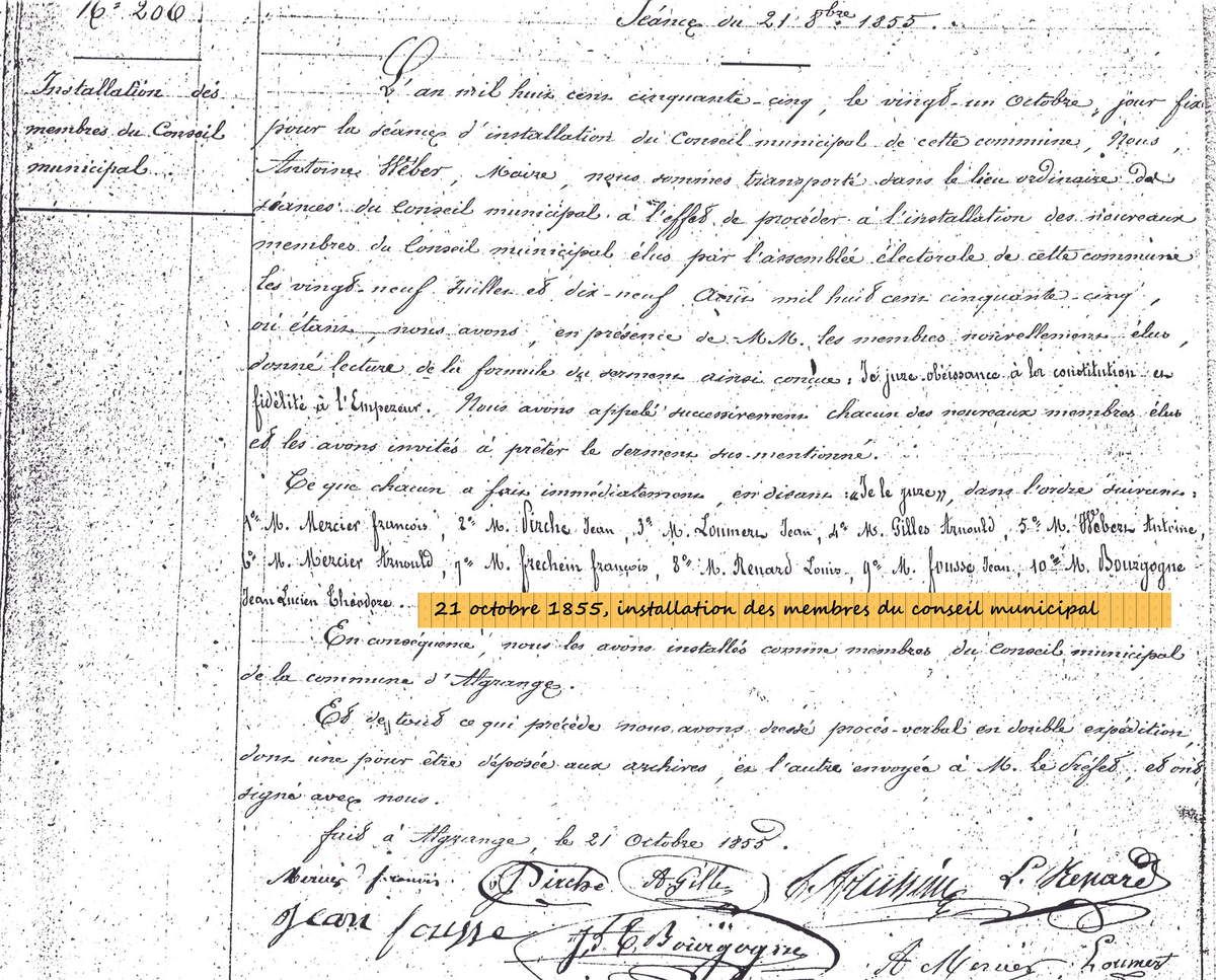 Le Conseil municipal d'Algrange de 1789 à l'annexion (1871)