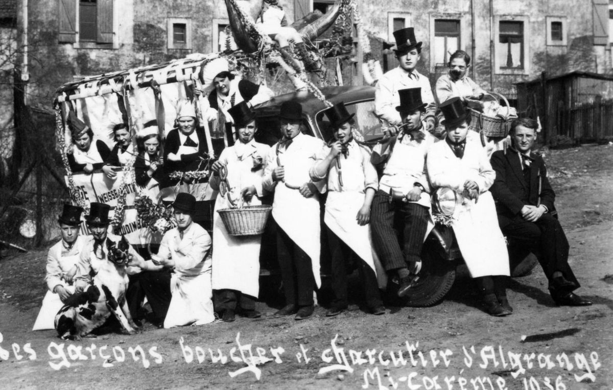 Carnavals des années 1930 et 1936 à Algrange